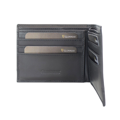 Guinness Leather Wallet with Bottle Opener Key Ring Set