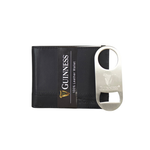 Guinness Leather Wallet with Bottle Opener