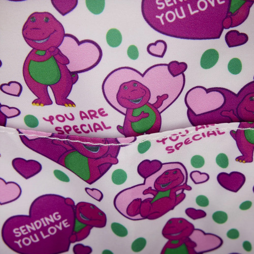 Mattel Barney the Dinosaur Loungefly Mini Backpack