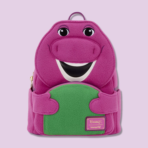 Mattel Barney the Dinosaur Loungefly Mini Backpack