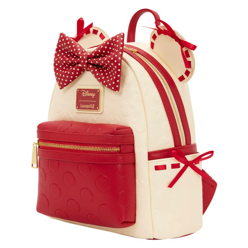 Disney Minnie Mouse Bow Loungefly Mini Backpack