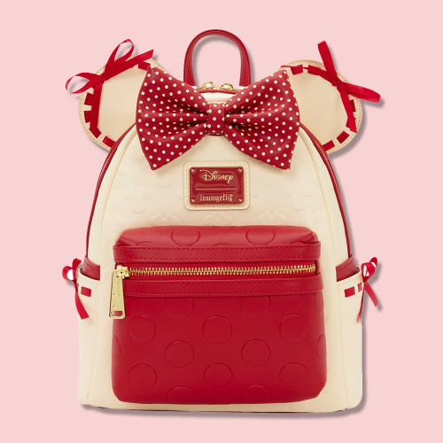 Disney Minnie Mouse Bow Loungefly Mini Backpack