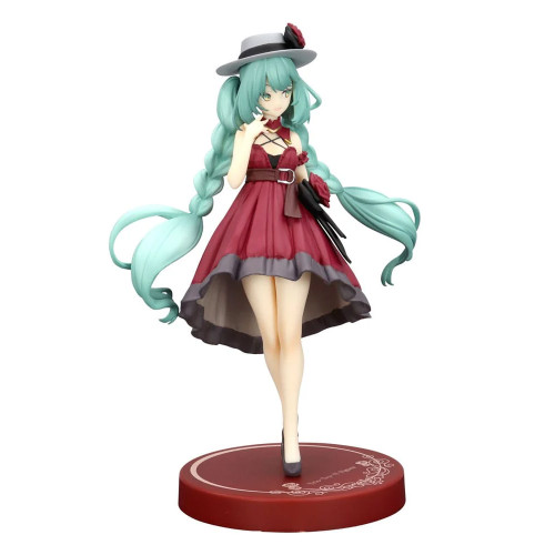 Vocaloid Hatsune Miku Trio-Try-It Outing Red Dress Figure