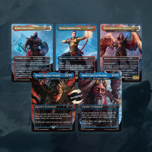 Magic the Gathering: Secret Lair God of War Norse Card Set