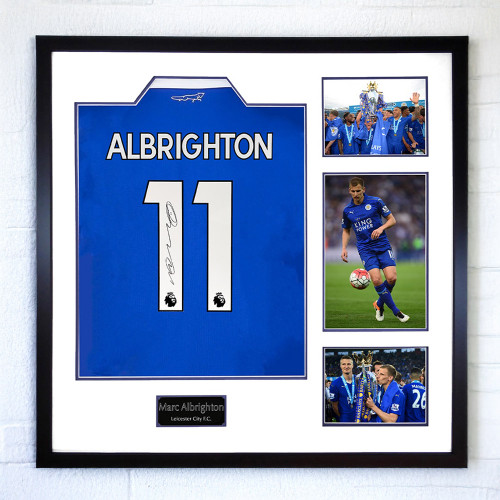 Marc Albrighton Signed Leicester City 22/23 Shirt - Framed