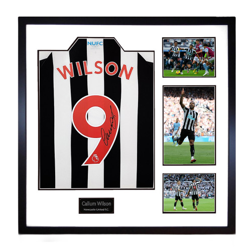 Callum Wilson Signed Newcastle United 22/23 Home Shirt - Framed