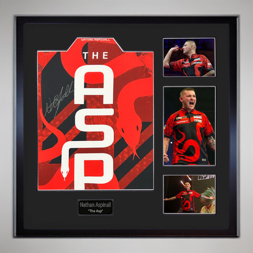 Nathan Aspinall Signed Shirt - Framed