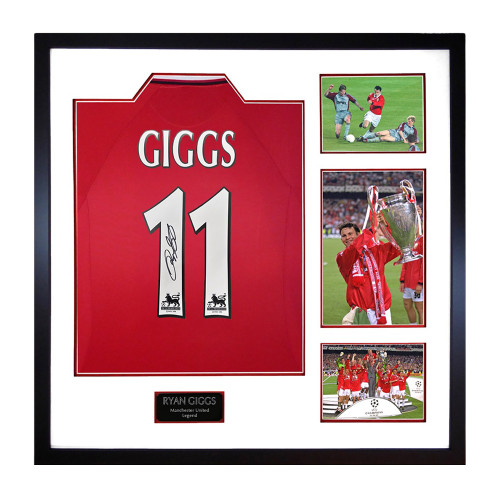 Ryan Giggs Signed Manchester United 98/99 Shirt - Framed