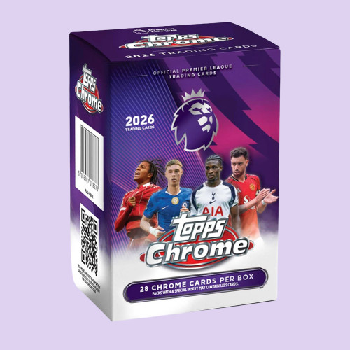 Topps Chrome Premier League Value Box 2026