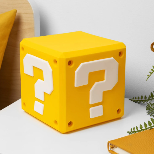 Nintendo Mario Question Block SquishyGlo Silicone Rechargeable Light