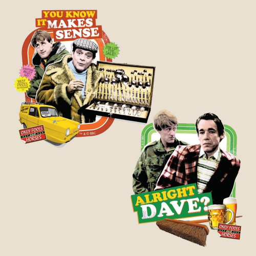 Only Fools and Horses It Makes Sense & Alright Dave Wall Decor