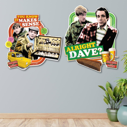 Only Fools and Horses It Makes Sense & Alright Dave Wall Decor