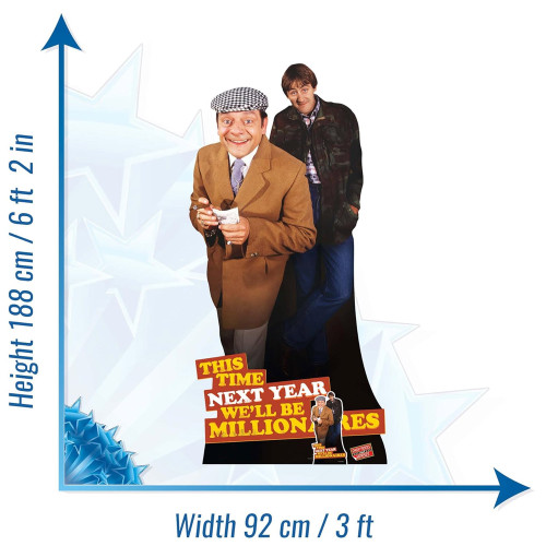 Only Fools and Horses We'll Be Millionaires Cardboard Cutout