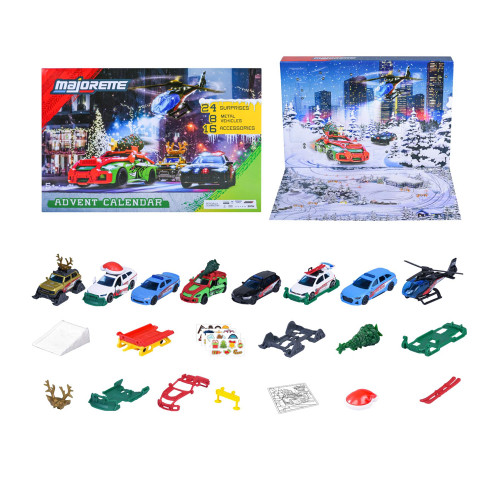 24 Days Majorette Toy Car Advent Calendar