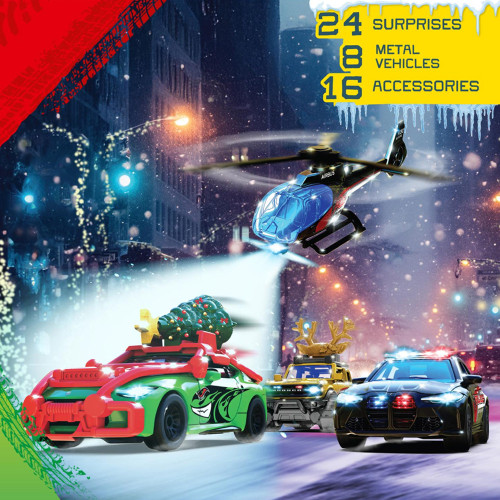24 Days Majorette Toy Car Advent Calendar