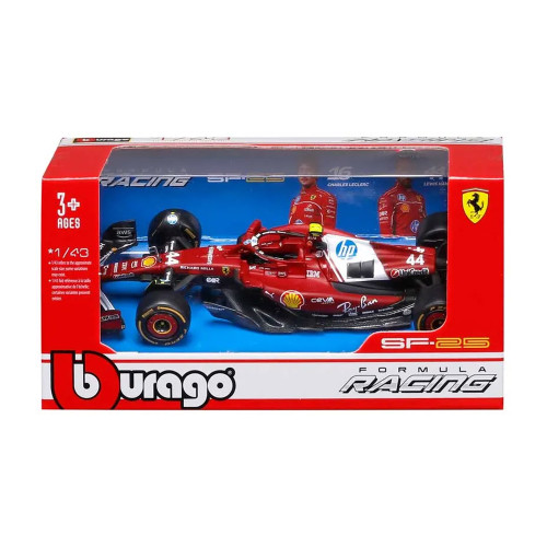Bburago F1 Ferrari SF-25 2025 Hamilton 1:43 Scale Model
