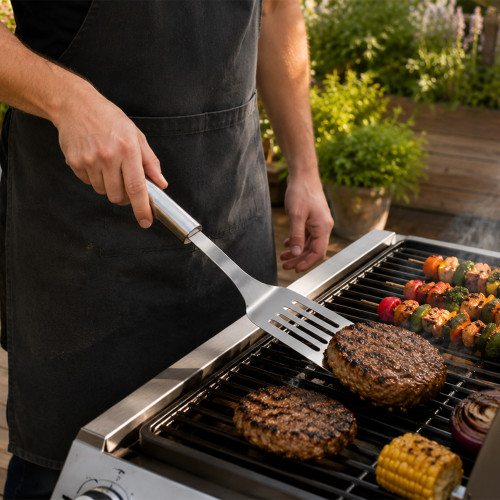 Treat Factory 10 Piece BBQ Tool Set with Carry Case
