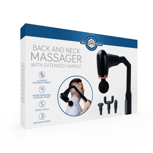 Wellbeing Back and Neck Massager with Exended Handle