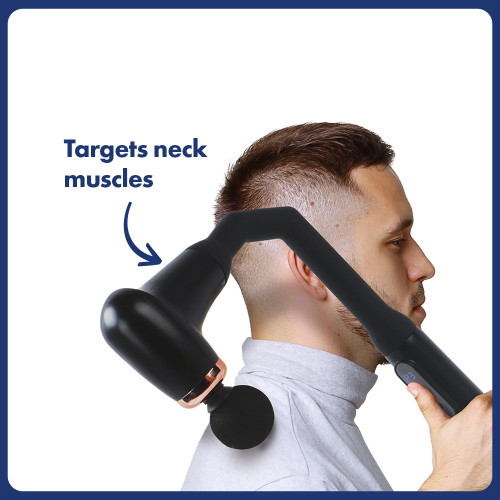Wellbeing Back and Neck Massager with Exended Handle