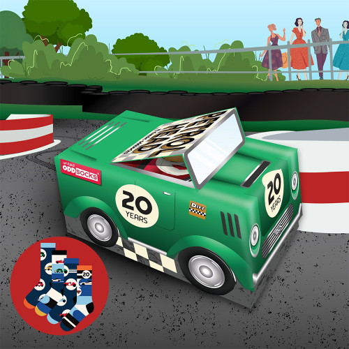 Petrol Heads Oddsocks Gift Box for Men