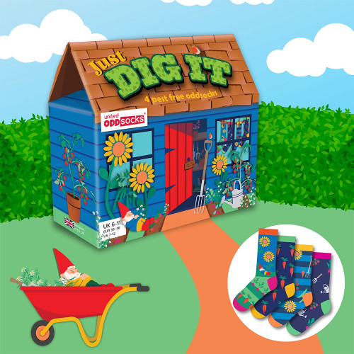 Just Dig It Oddsocks Gift Box for Men