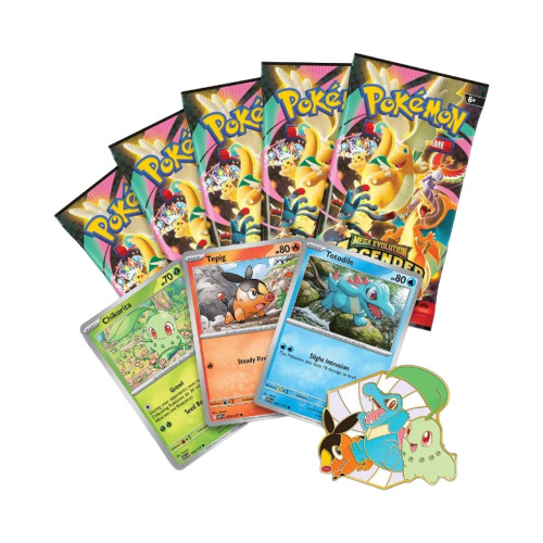 Pokemon TCG: Mega Evolution First Partners Deluxe Pin Collection