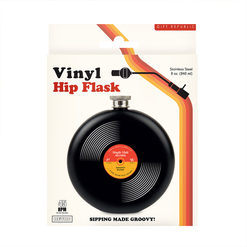 Vinyl Hipflask
