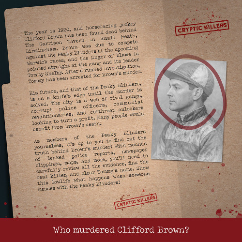 Cryptic Killers: Peaky Blinders