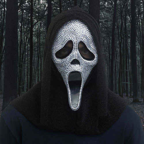 Scream Ghostface Bling Mask