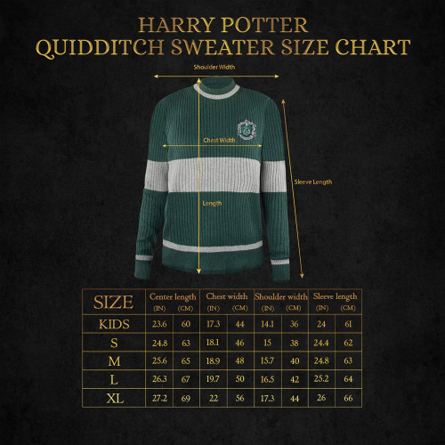Harry Potter Slytherin Quidditch Sweater