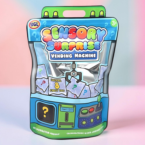 Sensory Surprise Vending Machine Bag Blue