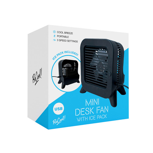BeCool Mini Desk Fan with Ice Pack