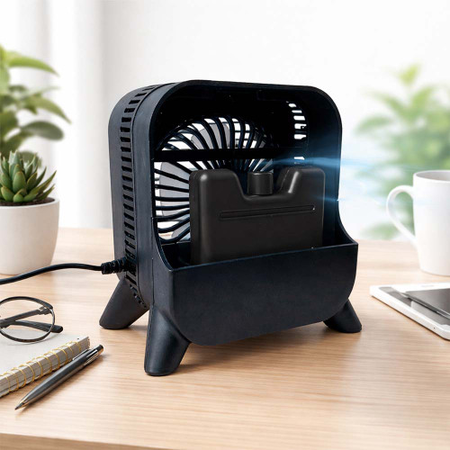 BeCool Mini Desk Fan with Ice Pack