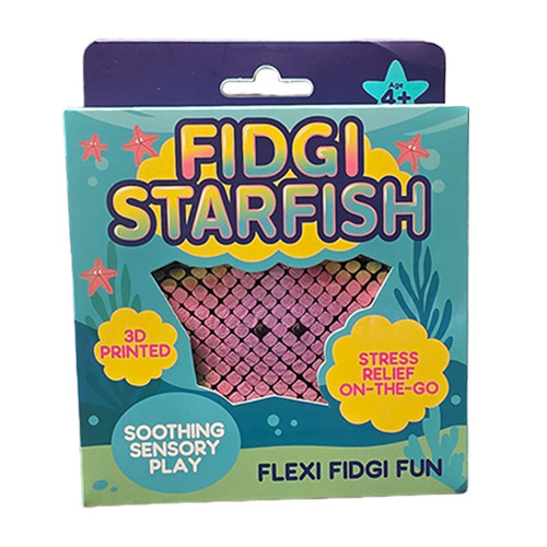 Fidgi 3D Printed Starfish - Random Assorted Colour