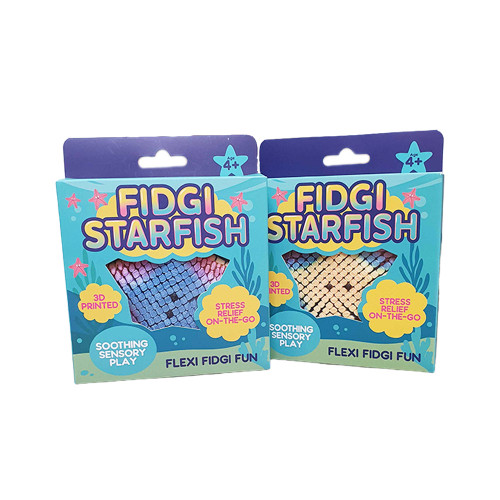 Fidgi 3D Printed Starfish - Random Assorted Colour