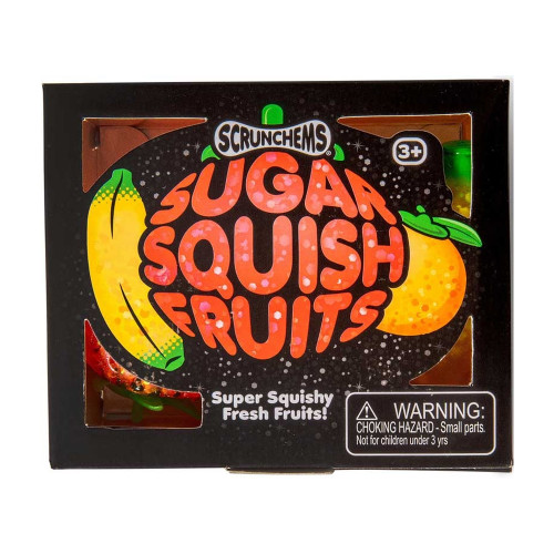 Scrunchems Fidget Sugar Squish Fruits Set of 3