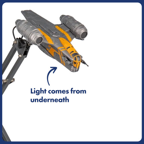 Star Wars Mandalorian Razor Crest Ship Poseable Desk Light