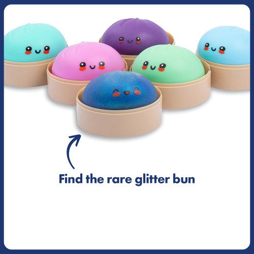 Squishy Dumpling Glitter Bao Bun Blind Box