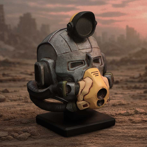 Fallout Excavator Helmet Replica with Stand