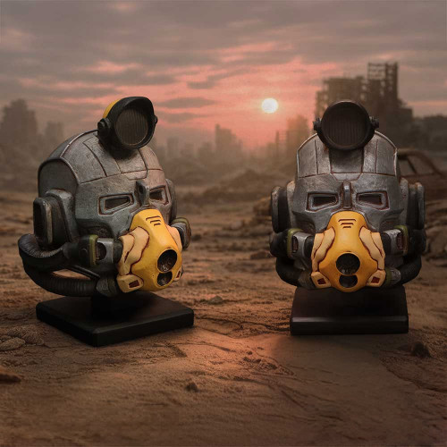 Fallout Excavator Helmet Replica with Stand