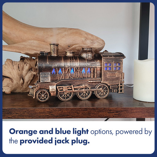 Brass Steam Train Aromatherapy Diffuser