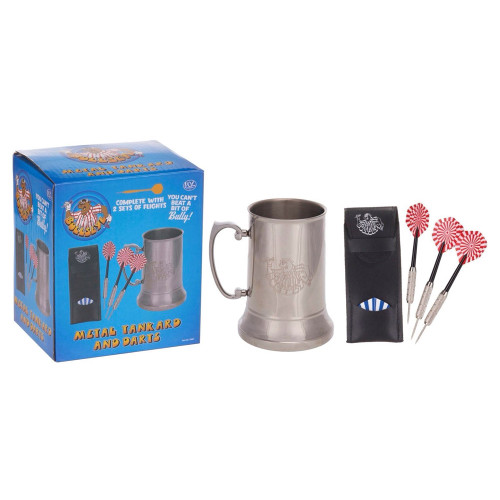 Bully Bullseye Tankard and Darts Gift Set