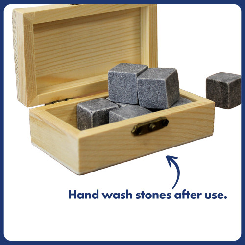Personalised Whisky Stones Box Set of 8