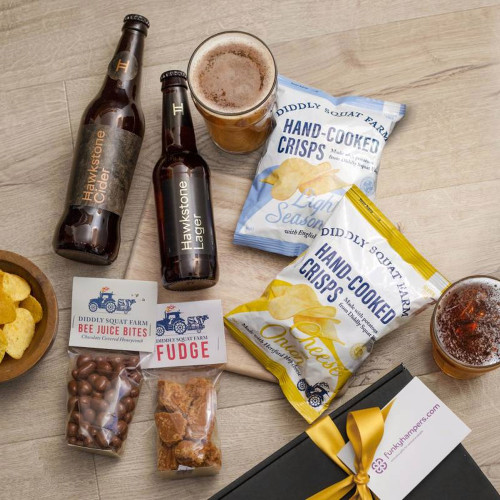 Diddly Squat Clarkson's Farm Beer & Snacks Gift Hamper