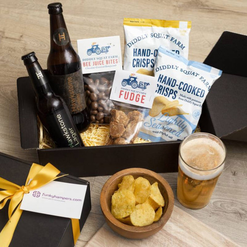 Diddly Squat Clarkson's Farm Beer & Snacks Gift Hamper