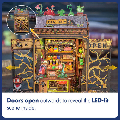 Figure D'art Fantasy Plant Shop DIY Book Nook Kit