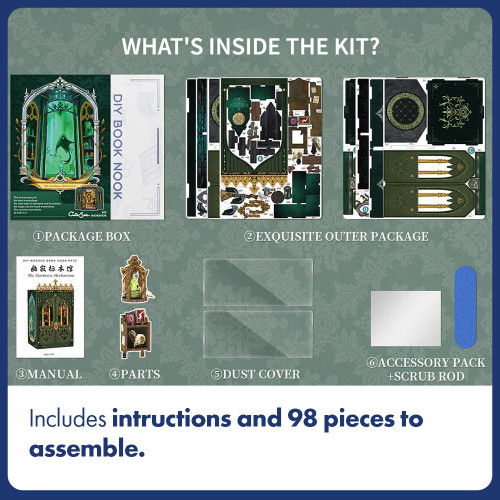 Figure D'art The Darkness Herbarium DIY Book Nook Kit