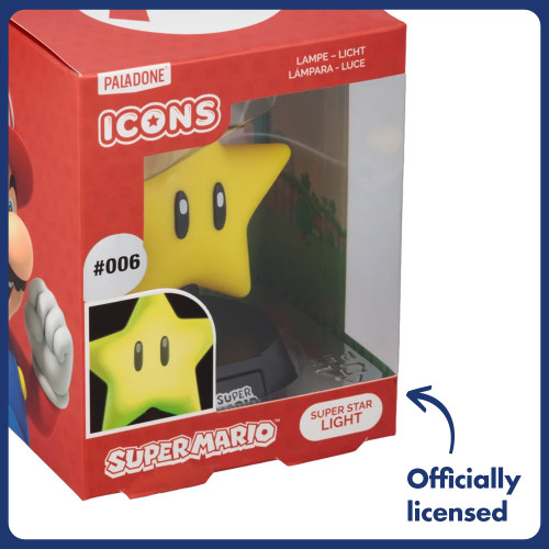 Nintendo Super Mario Star Icon Light