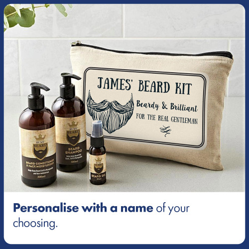 Personalised Beardy & Brilliant Beard Kit