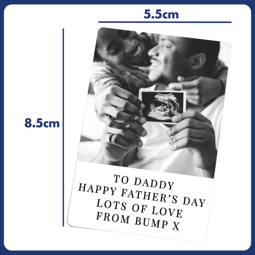 Personalised Photo Metal Wallet Card